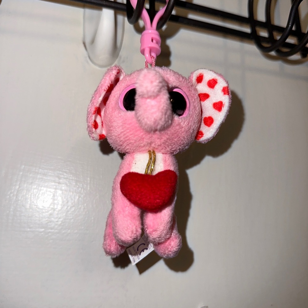 Ty Tender Babies Elephant Keychain